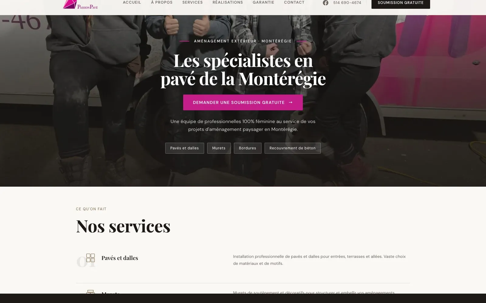 Passion Pavé — capture 1